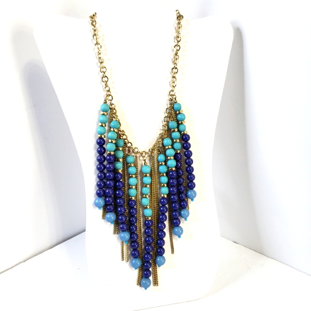 Fashion Statement Fringe Necklace